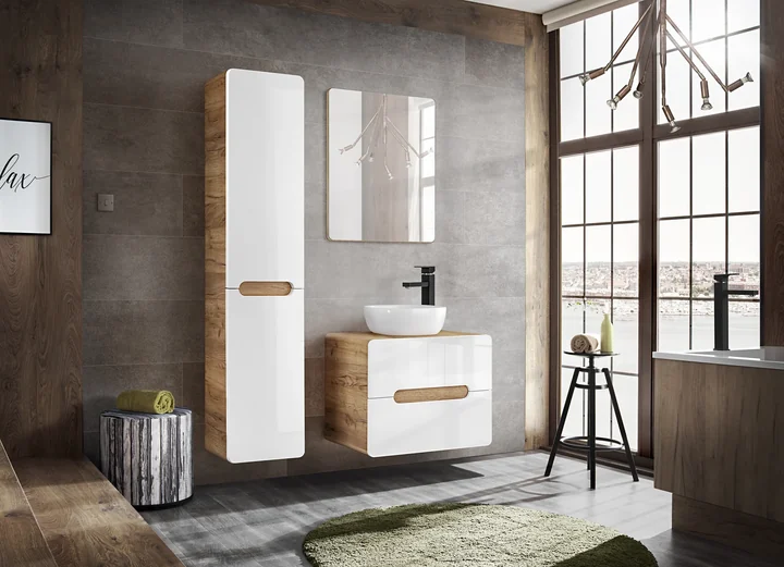 Mobilier de baie Aruba White