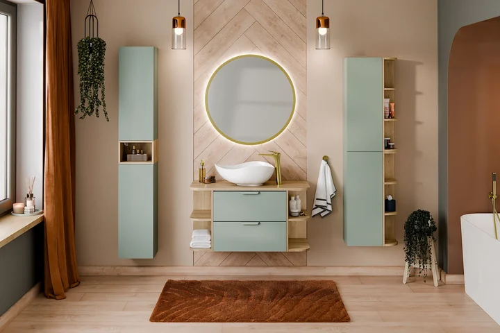 Mobilier de baie Aster Green