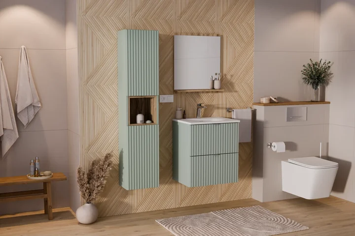 Mobilier de baie Line Reed Green