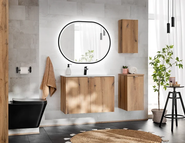 Mobilier de baie Nova Oak