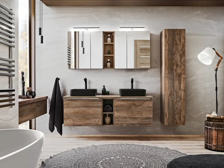 Mobilier de baie Santa Fe Oak