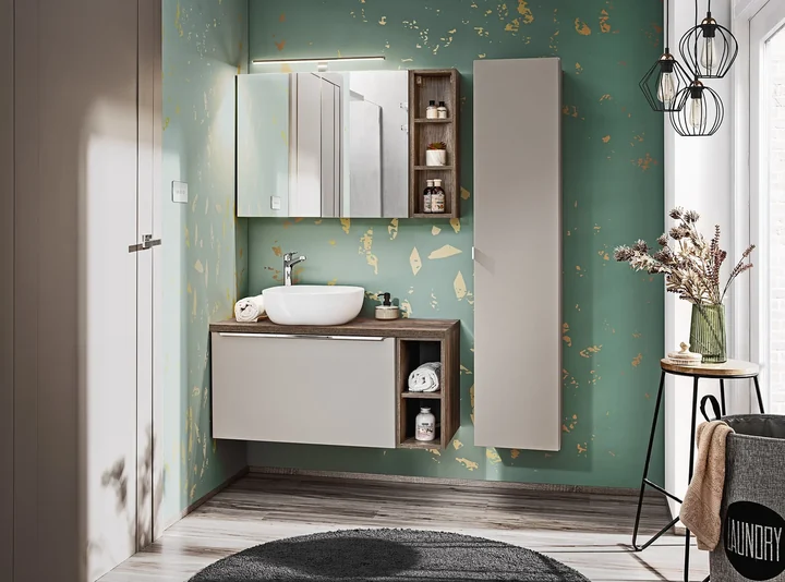 Mobilier de baie Santa Fe Taupe